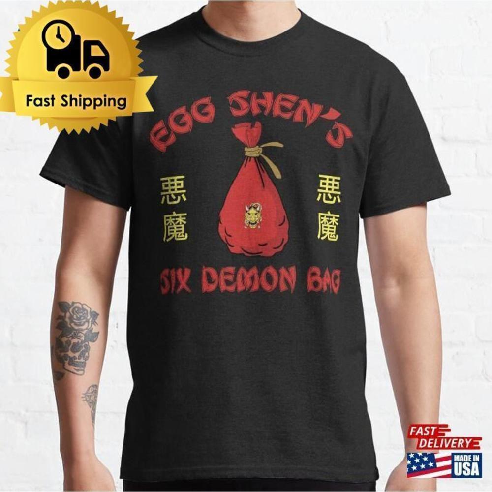Egg Shens Six Demon Bag Wind Fire Retro Movie Fan T-Shirt